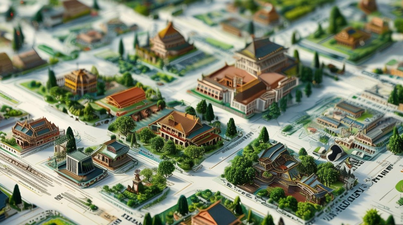 成都旅游景点地图