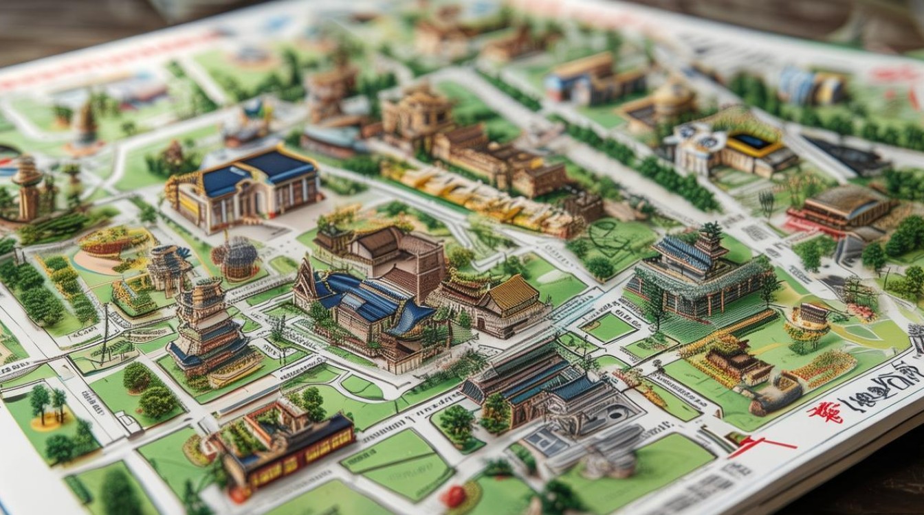 成都旅游景点地图