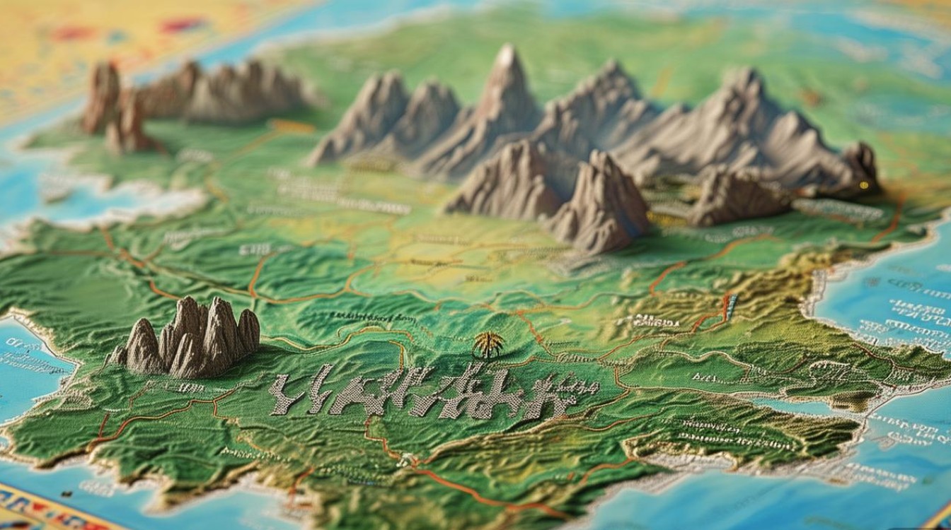 云南景点地图分布图