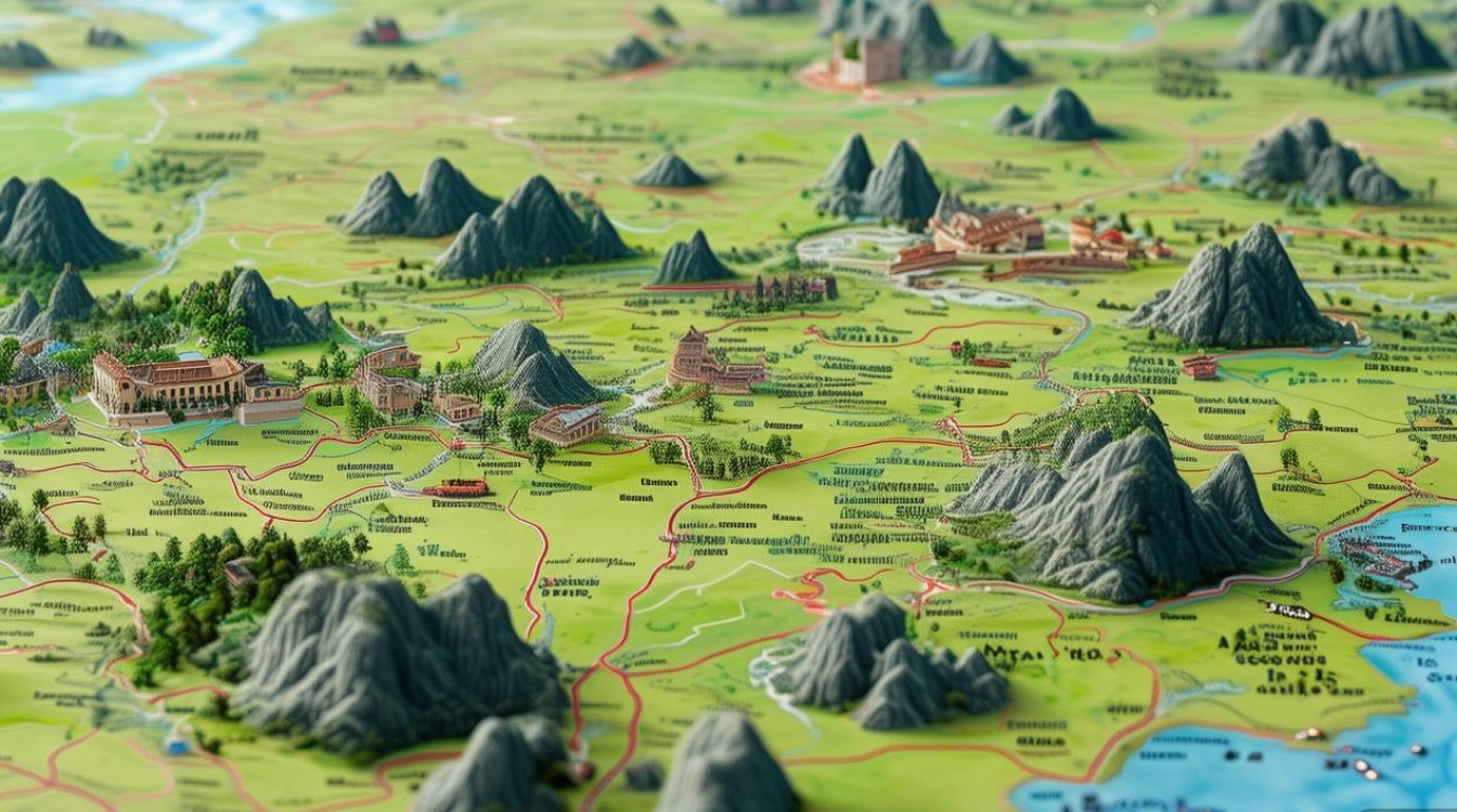 贵州旅游景点分布图