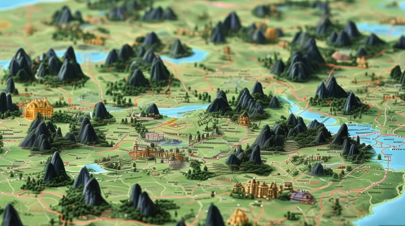 贵州旅游景点分布图