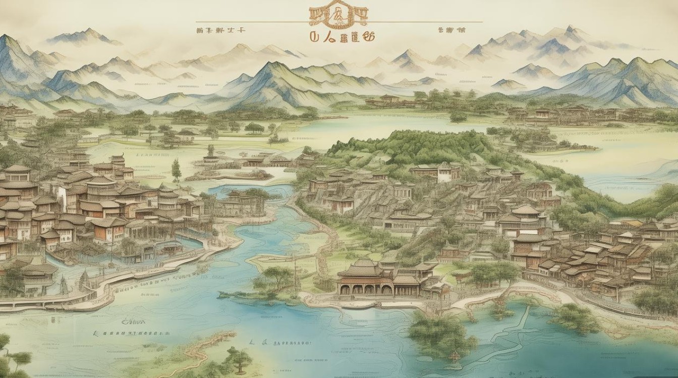 丽江景点分布图