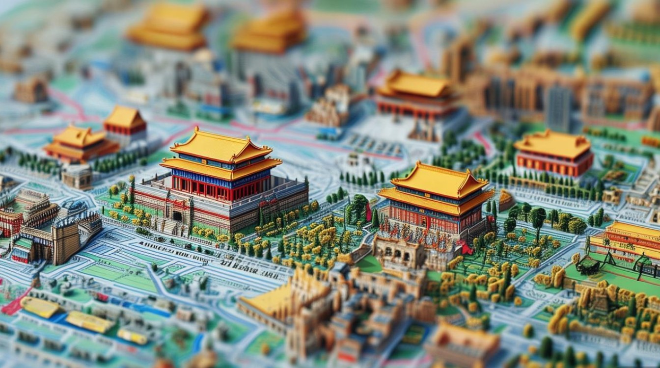 北京景点分布地图