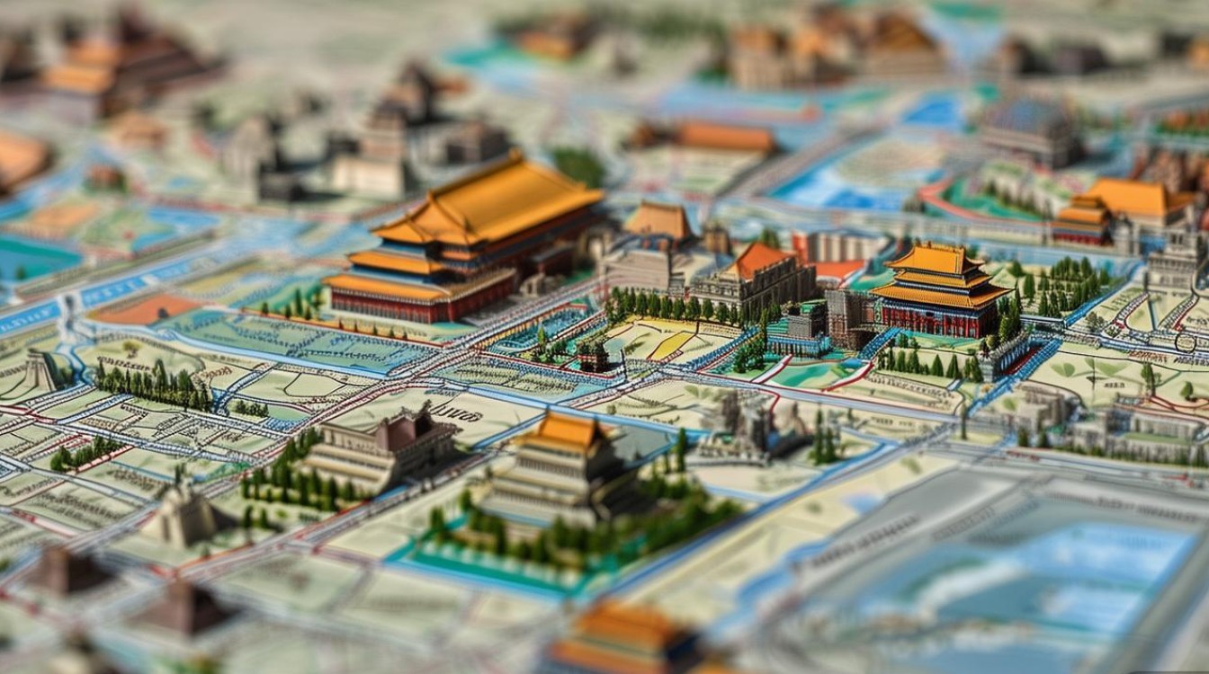 北京景点分布地图