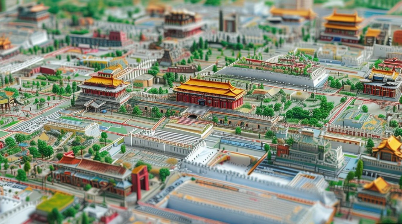 北京景点地图和线路图