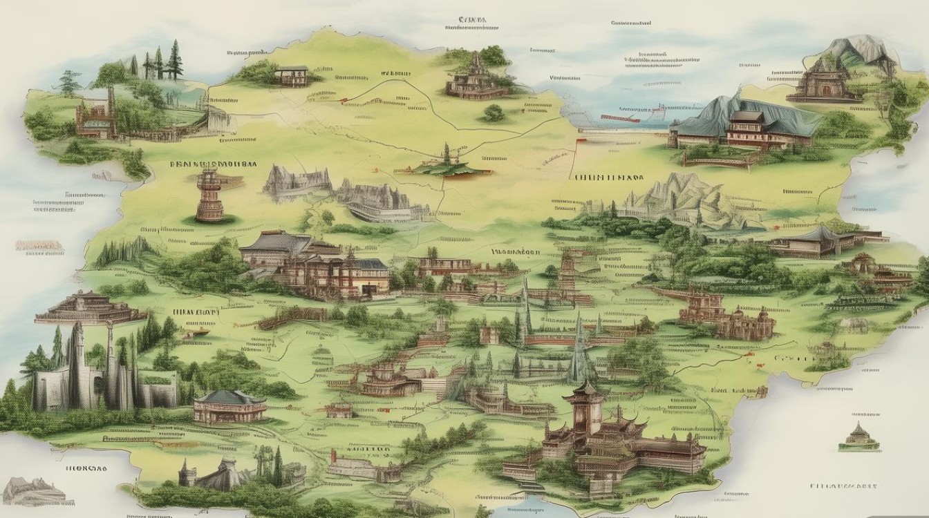 河南旅游景点分布图